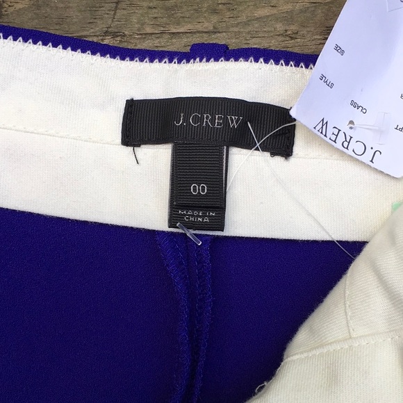 NWT J Crew Purple Violet Pleated Shorts w Pockets - Picture 5 of 8